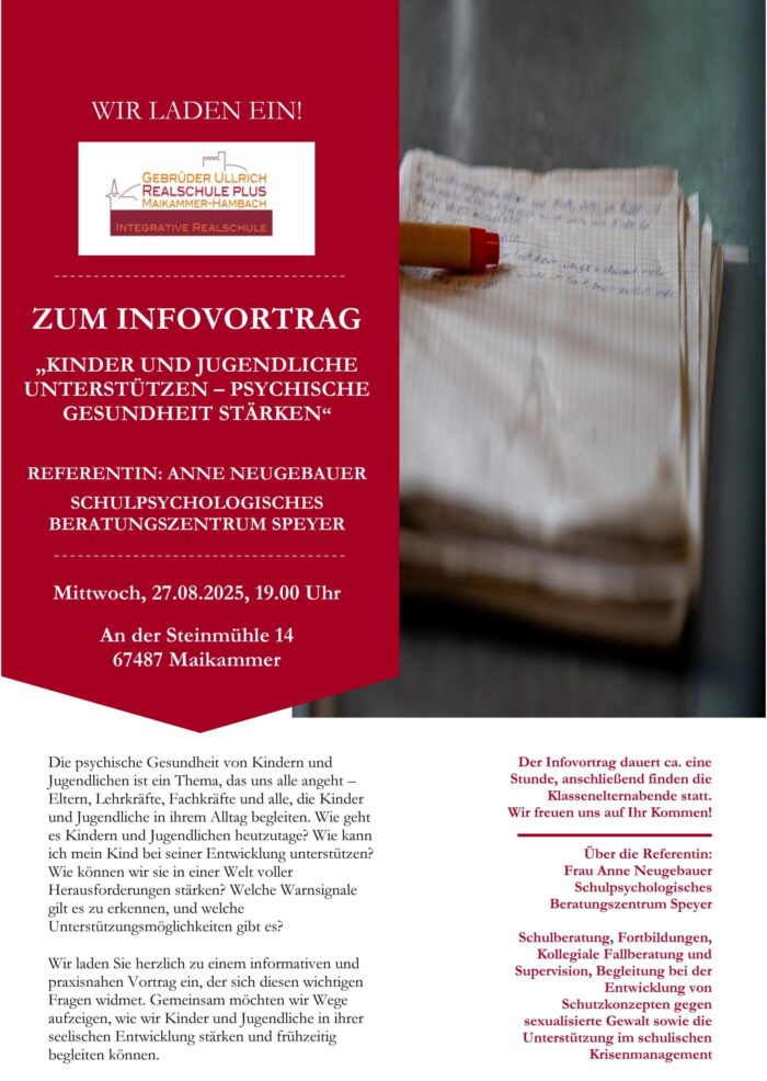 Einladung zum Infovortrag